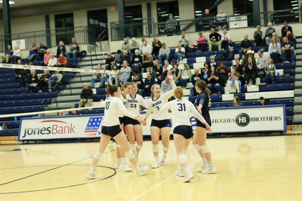 Concordia Volleyball Midland, Heads to GPAC Championship